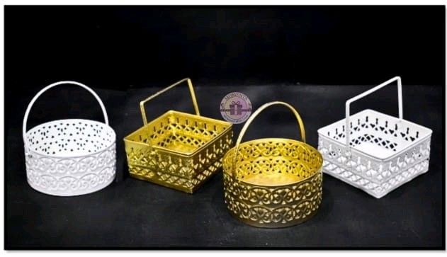 Artisanal Gold Baskets